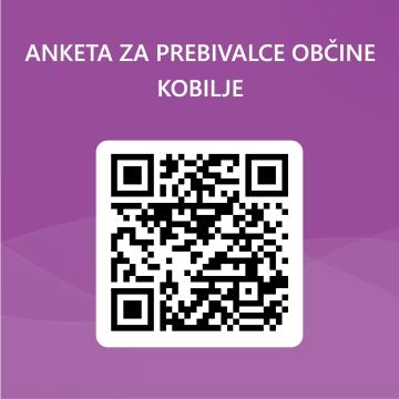 Koda QR za ANKETA ZA PREBIVALCE OBČINE KOBILJE